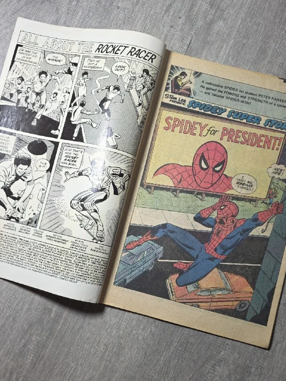 Marvel Spidey Super Stories Comic - Red & Blue